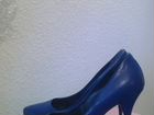 Продам стильные синие итальянские туфли