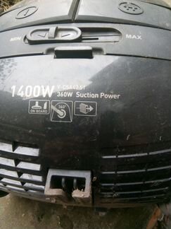 Пылесос lg 1400w модель-v-c5a42st на запчасти