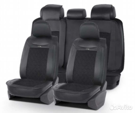 Чехлы универсальные Алькантара +кожа