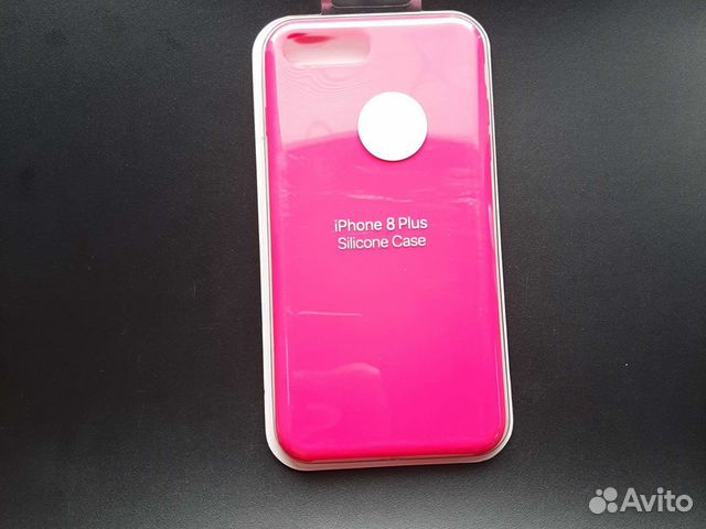 Силиконовый чехол на айфон 7/8 plus розовый