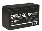 Аккумулятор свинцово-кислотный Delta DT 1207 12v 7