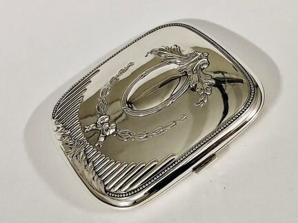 Портсигар серебро 20-30е годы Германия