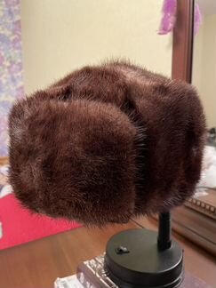 Шапка норковая, размер 56