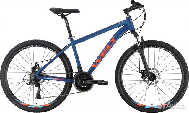 Велосипед welt Ridge 1.0 D 27 (2022) Dark Blue Ros