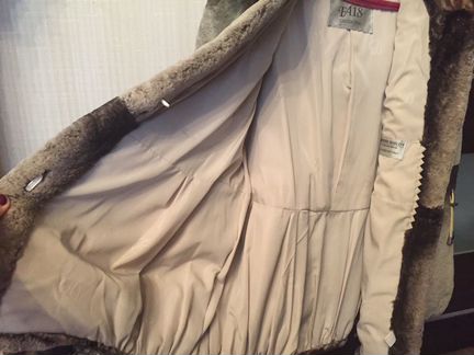 Шуба «автоледи» из стриженного кролика