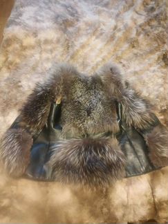 Жилет из чернобурки