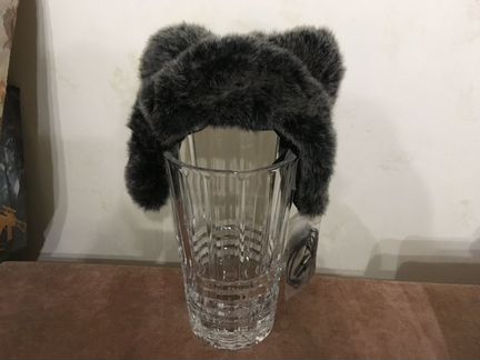Меховые наушники с гарнитурой