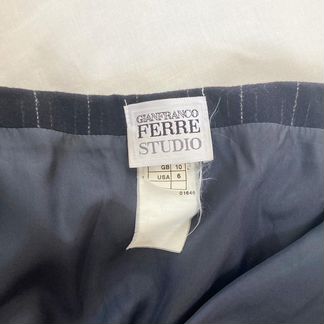 Шерстяная юбка миди Gianfranco Ferre Studio