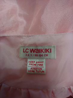 Платье детское LC waikiki, 3-4 года, новое