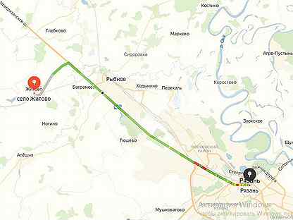 Житово рязанская область карта