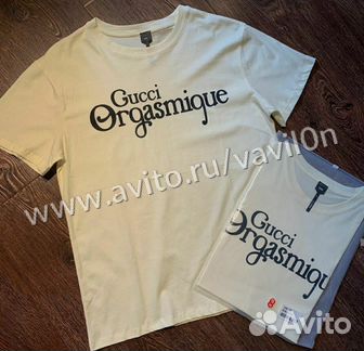 Футболка белая Gucci