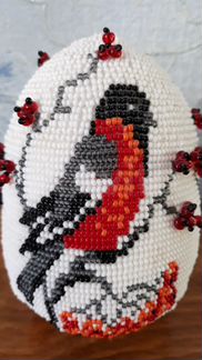 Яйцо из бисера