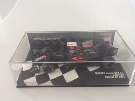 Модель mclaren honda MP4-31 J. button