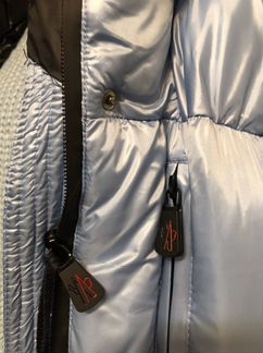 Куртка пуховик Moncler с чернобуркой 48/50