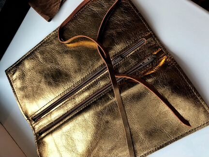 Клатч сумка кожаная pinetti