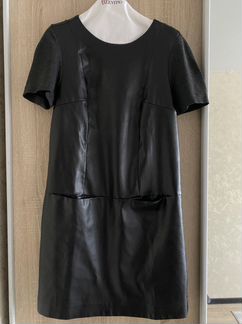 Кожаное платье zara