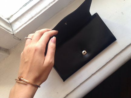 Сумка клатч черная вечерняя