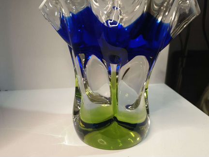 Чешское стекло, ваза