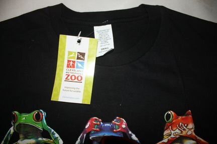 Футболка черная хлопковая с принтом