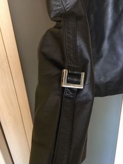 Брюки,натуральная лайковая кожа,чёрные,42-44 разме