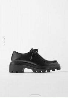 Кожаные ботинки Zara
