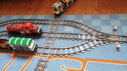 Лего перекрёсток, пути, стрелки