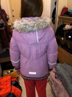 Куртка зимняя kerry зимняя на девочку рост 128