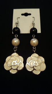 Комплект Шанель. Эмаль