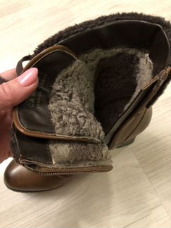 Ботильоны зимние на натуральном меху