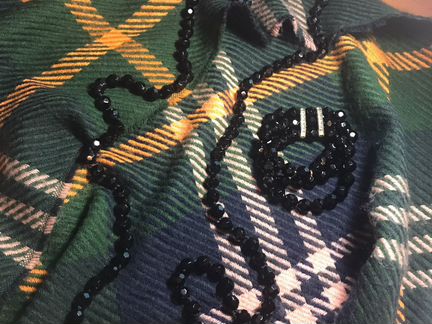 Комплект из сережек, браслета, цепочки