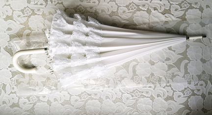 Белый зонт-трость Zest