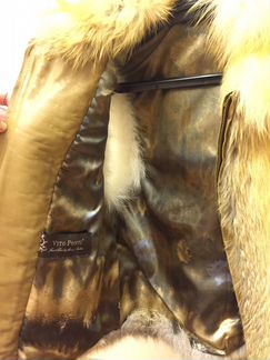 Жилет меховой лиса