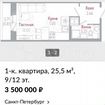Комната 26 м² в 2-к., 3/3 эт. объявление продам