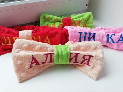 Именные повязочки для волос