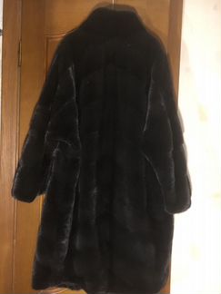 Шуба плюшевая норка