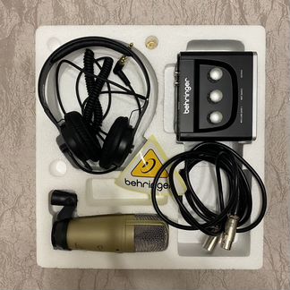Behringer u-phoria studio - полный комплект