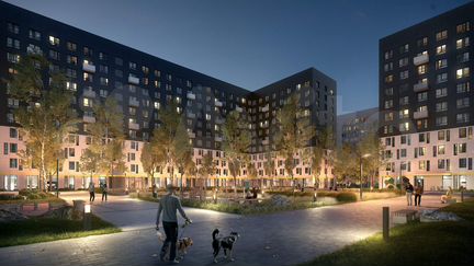 1-к квартира, 39.4 м², 16/22 эт.