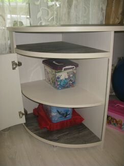 Стол рабочий (письменный / для учебы) радиусный