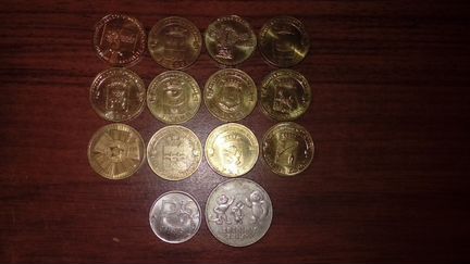 10 рублей гвс+ 25 руб. Сочи 2014+ 1 руб. символ ру