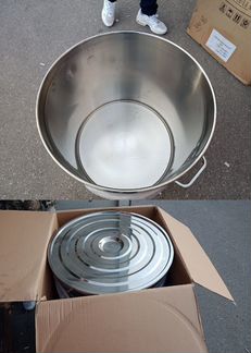 Бак 150 л. с крышкой в комплекте