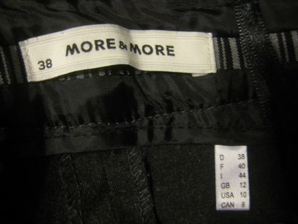 Классные теплые брюки Moremore Германия р. 44