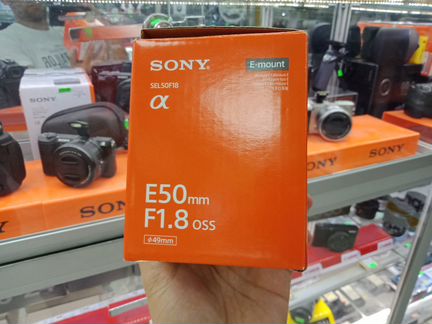 Sony 50mm f/1.8 OSS (SEL-50F18) новый в упаковке