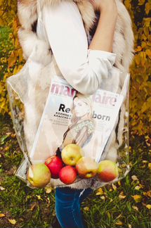 Прозрачная сумка шоппер