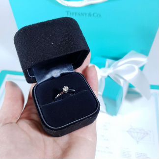 Кольцо Tiffany & Co 0.23 карата обручальное