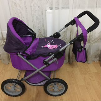 Коляска кукольная с люлькой