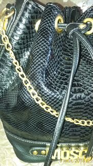 Сумка moschino кожа новая