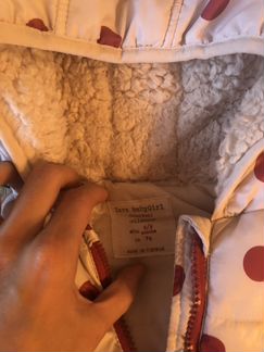 Жилетка/безрукавка Zara, sweetberry размер 9месяце