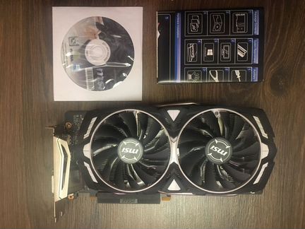 Видеокарта nvidia GTX-1060 6gb MSI Armor OC