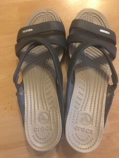 Crocs новые сабо на каблуке
