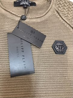Свитер Philipp Plein эффект потертости (новый